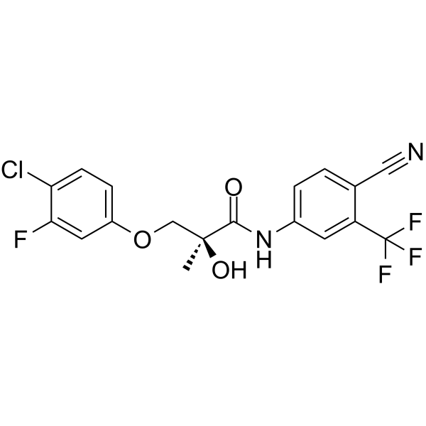 Chemical structure of s23, detailing molecular composition and bonds.